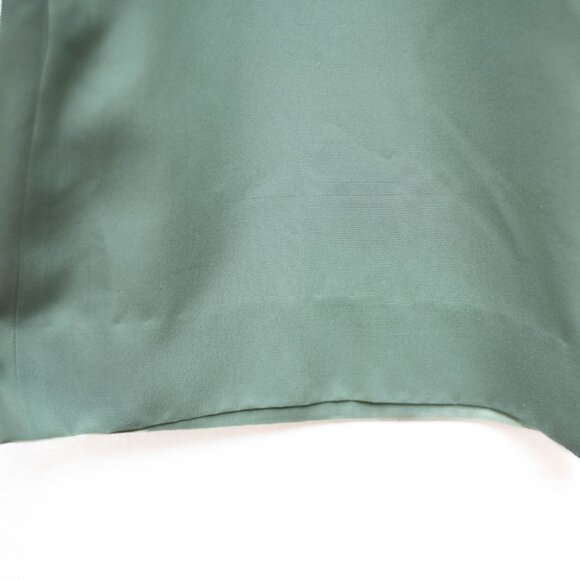 VTG Brioni 100% Silk Wide-Leg Pants W35 L31 Mint Green Y2K Italy Quiet Luxury - Picture 2 of 7